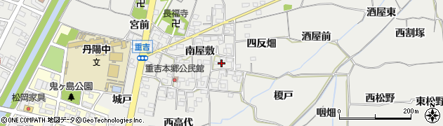 愛知県一宮市丹陽町重吉南屋敷312周辺の地図