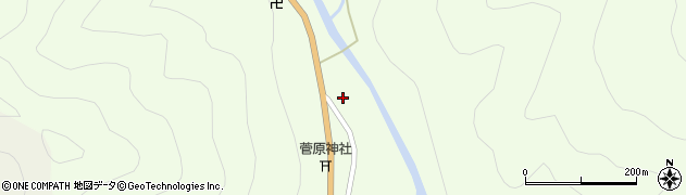 京都府南丹市美山町静原（夷岩）周辺の地図