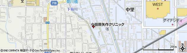 神奈川県小田原市矢作61周辺の地図