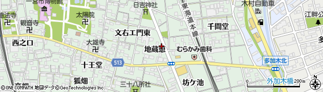 愛知県一宮市大和町妙興寺地蔵恵47周辺の地図