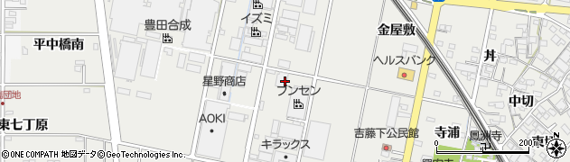 愛知県一宮市明地（下柳之内）周辺の地図