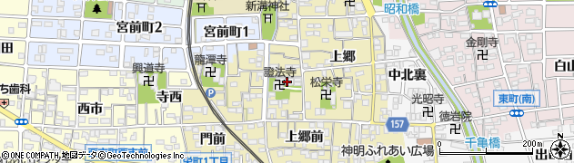 證法寺周辺の地図
