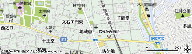愛知県一宮市大和町妙興寺地蔵恵52周辺の地図