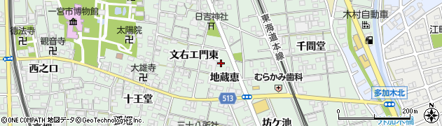 愛知県一宮市大和町妙興寺地蔵恵周辺の地図
