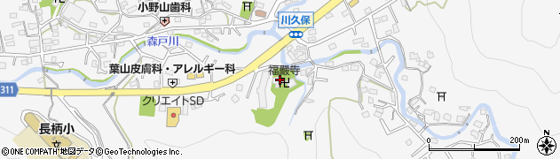 福厳寺周辺の地図