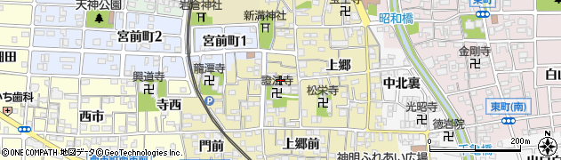 愛知県岩倉市本町宮東16周辺の地図
