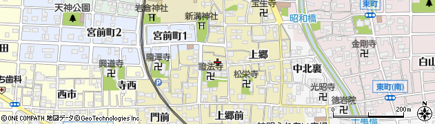 愛知県岩倉市本町宮東周辺の地図
