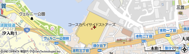 しゃぶしゃぶ食べ放題 牛太 横須賀店周辺の地図