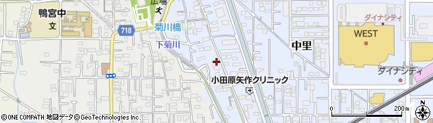 神奈川県小田原市矢作74周辺の地図