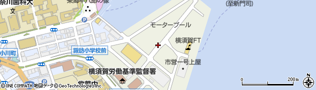 神奈川県横須賀市新港町周辺の地図