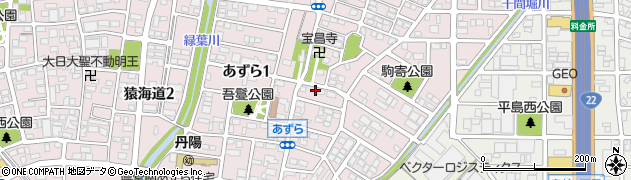 愛知県一宮市丹陽町吾鬘郷内周辺の地図