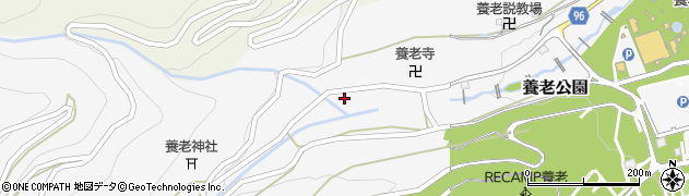 岐阜県養老町（養老郡）養老公園周辺の地図