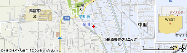 神奈川県小田原市矢作84周辺の地図