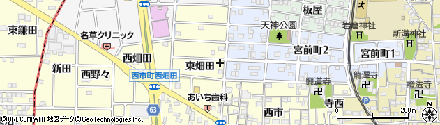 愛知県岩倉市西市町東畑田152周辺の地図