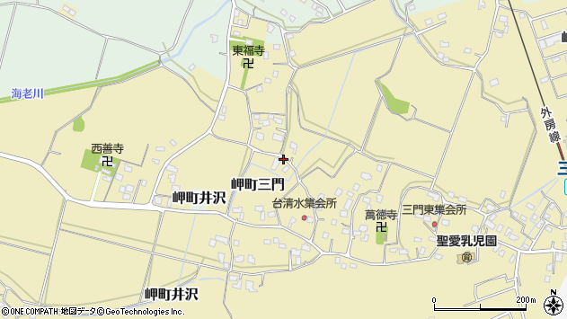 〒299-4613 千葉県いすみ市岬町三門の地図