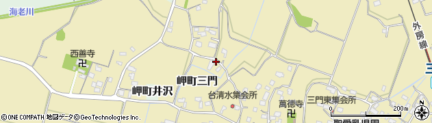 千葉県いすみ市岬町三門周辺の地図