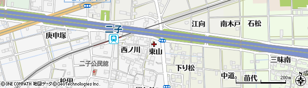 愛知県一宮市萩原町萩原東山3004周辺の地図