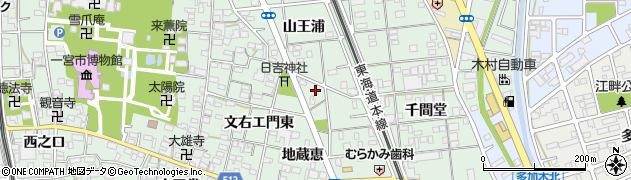 愛知県一宮市大和町妙興寺地蔵恵20周辺の地図
