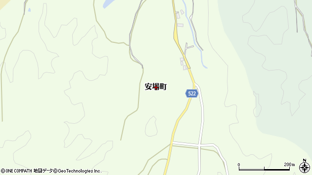 〒623-0044 京都府綾部市安場町の地図