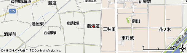 愛知県一宮市丹陽町重吉藤海道周辺の地図
