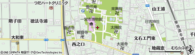 愛知県一宮市大和町妙興寺妙興寺境内2392周辺の地図