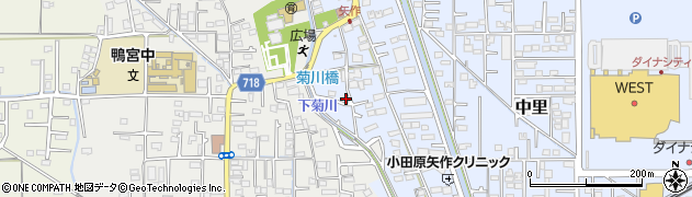 神奈川県小田原市矢作82周辺の地図
