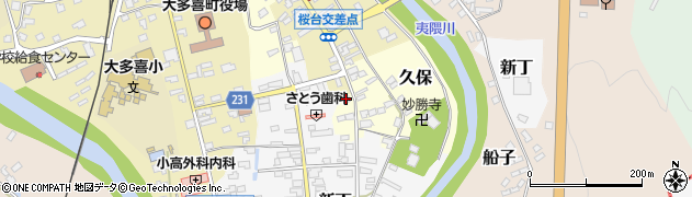 竹鮨周辺の地図