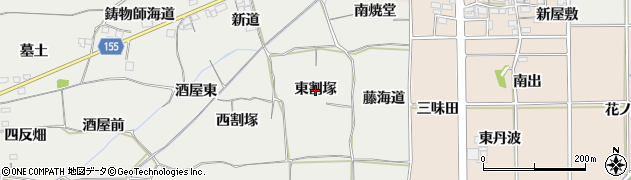 愛知県一宮市丹陽町重吉（東割塚）周辺の地図