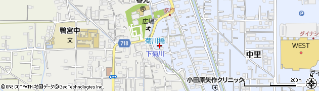 神奈川県小田原市矢作100周辺の地図