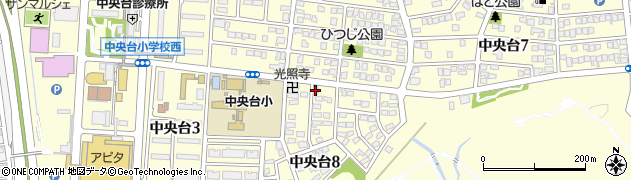 中日新聞中央台専売所周辺の地図