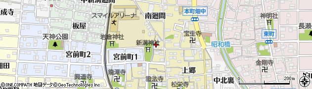 愛知県岩倉市本町宮東34周辺の地図