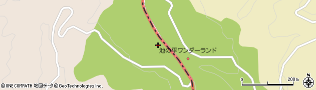 愛知県豊田市大野瀬町池ケ平周辺の地図