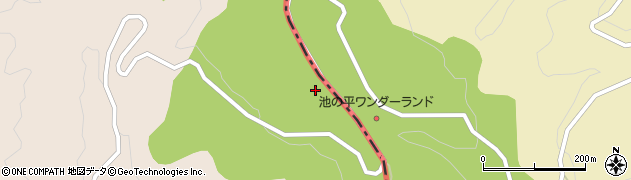愛知県豊田市大野瀬町（池ケ平）周辺の地図