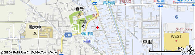 神奈川県小田原市矢作125周辺の地図