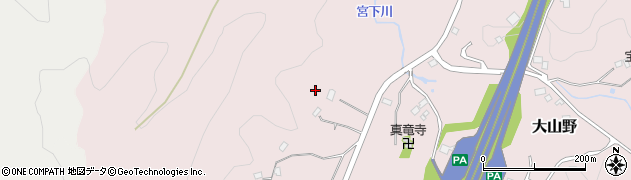 千葉県君津市大山野周辺の地図
