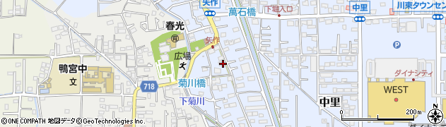 神奈川県小田原市矢作周辺の地図
