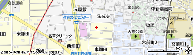 愛知県岩倉市西市町東畑田119周辺の地図