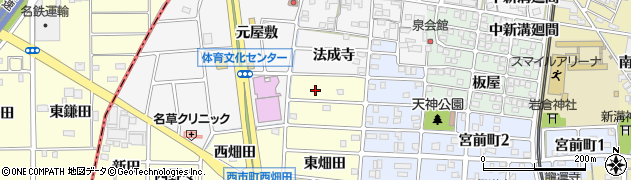 愛知県岩倉市西市町東畑田120周辺の地図