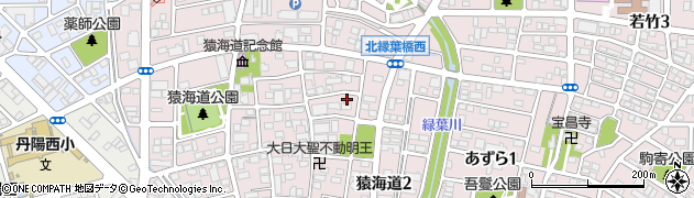 愛知県一宮市丹陽町猿海道腰本周辺の地図