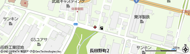 有限会社長田野石油周辺の地図