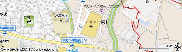 名古屋銀行イオン小牧店 ＡＴＭ周辺の地図