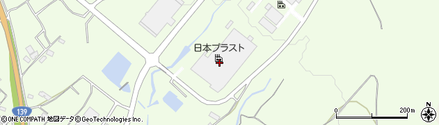 日本プラスト株式会社　富士工場周辺の地図