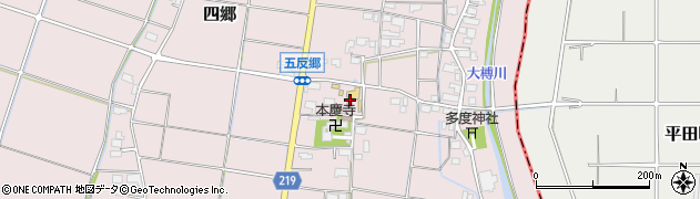 片野記念館周辺の地図