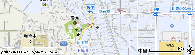 神奈川県小田原市矢作129周辺の地図