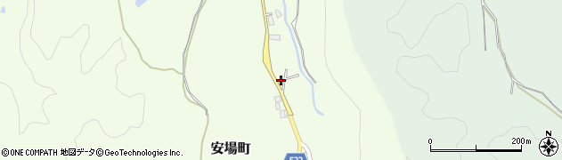 京都府綾部市安場町（鳴竹）周辺の地図