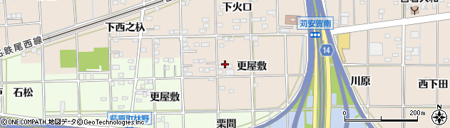 愛知県一宮市大和町苅安賀更屋敷周辺の地図