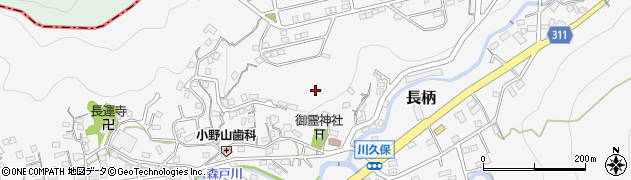 神奈川県三浦郡葉山町長柄周辺の地図