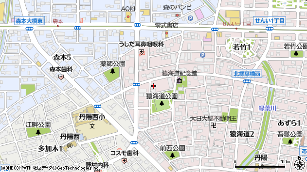 〒491-0838 愛知県一宮市猿海道の地図