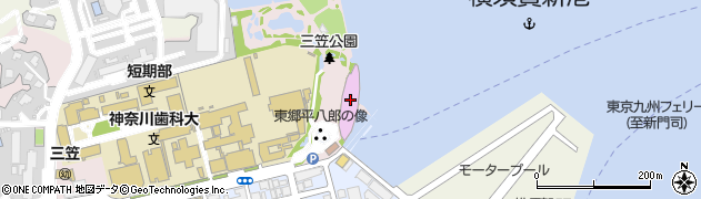神奈川県横須賀市稲岡町82-19周辺の地図