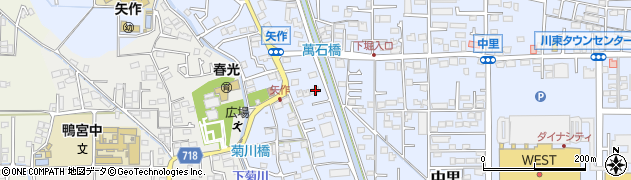神奈川県小田原市矢作131周辺の地図